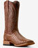 Image #1 - Ariat Men's Classic Callen Exotic Caiman Western Boots - Broad Square Toe, Brown, hi-res