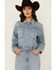 Image #3 - Levi's Premium Women's Light Wash Western Denim Midi Dress, Light Wash, hi-res