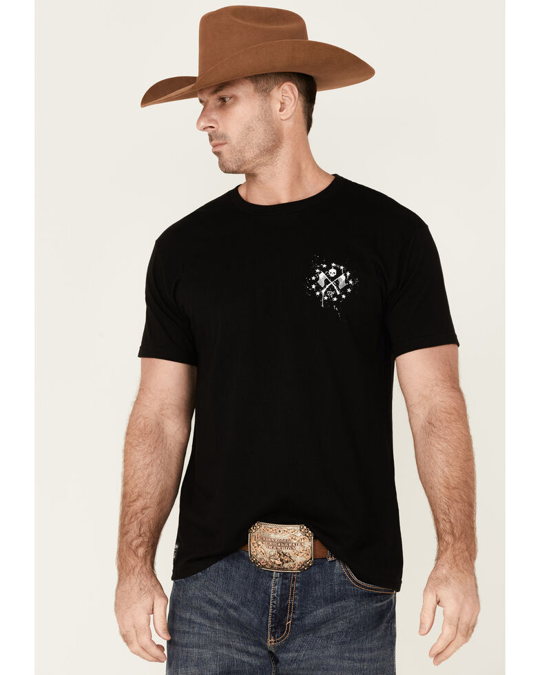 Howizter Men's American Patriot Sons Of Liberty Graphic Short Sleeve T-Shirt , Black, hi-res