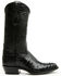 Image #2 - Tony Lama Men's Exotic Full-Quill Ostrich Western Boots - Round Toe, Black, hi-res