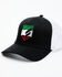 Image #1 - RANK 45® Men's Mexico Flag Shield Patch Mesh-Back Ball Cap, Black, hi-res
