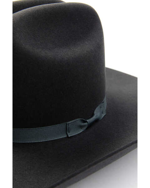 Image #2 - Serratelli 8X Felt Cowboy Hat , Stone, hi-res