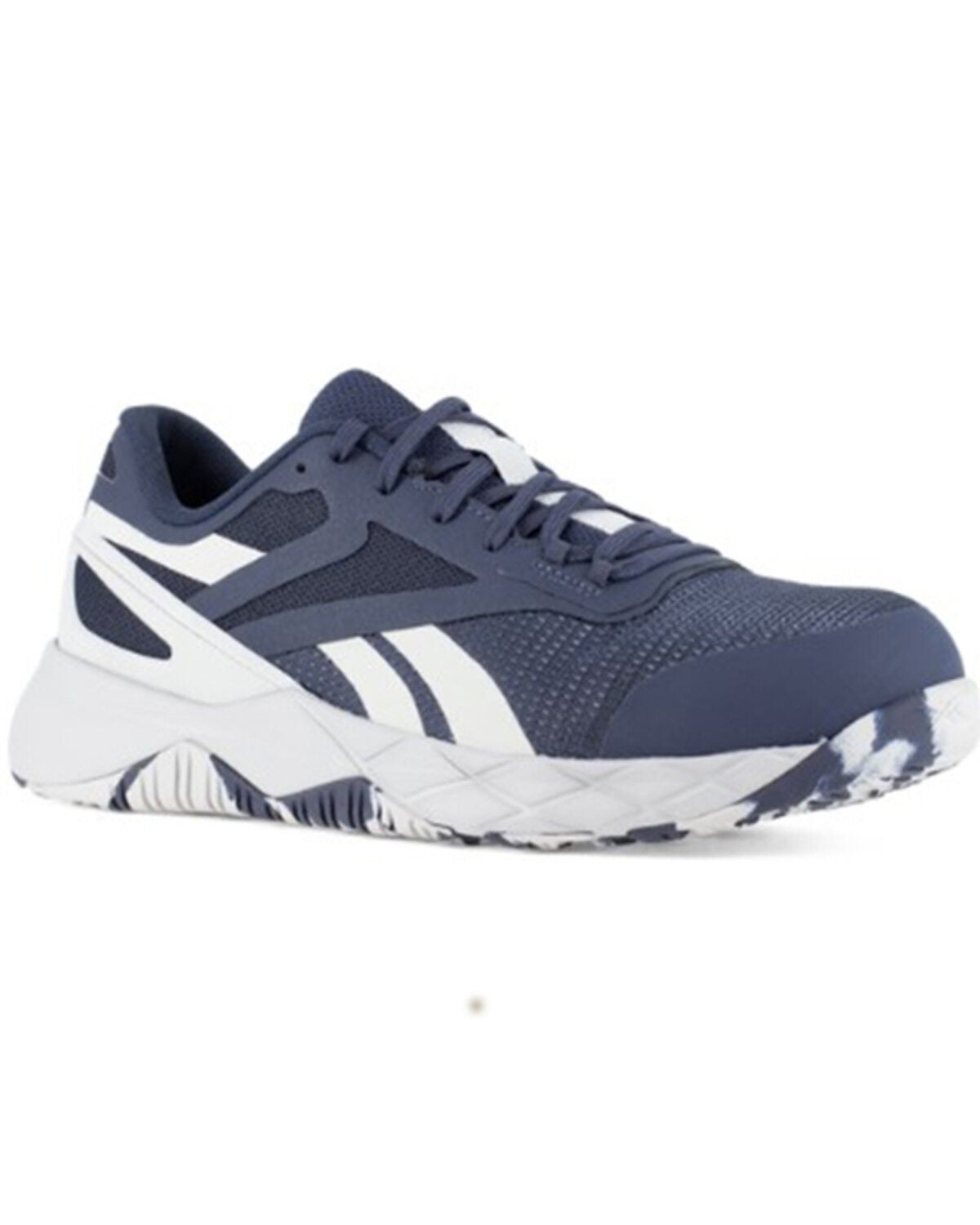 Reebok Men's Nanoflex Athletic Work Shoes - Composite Toe, Navy, hi-res