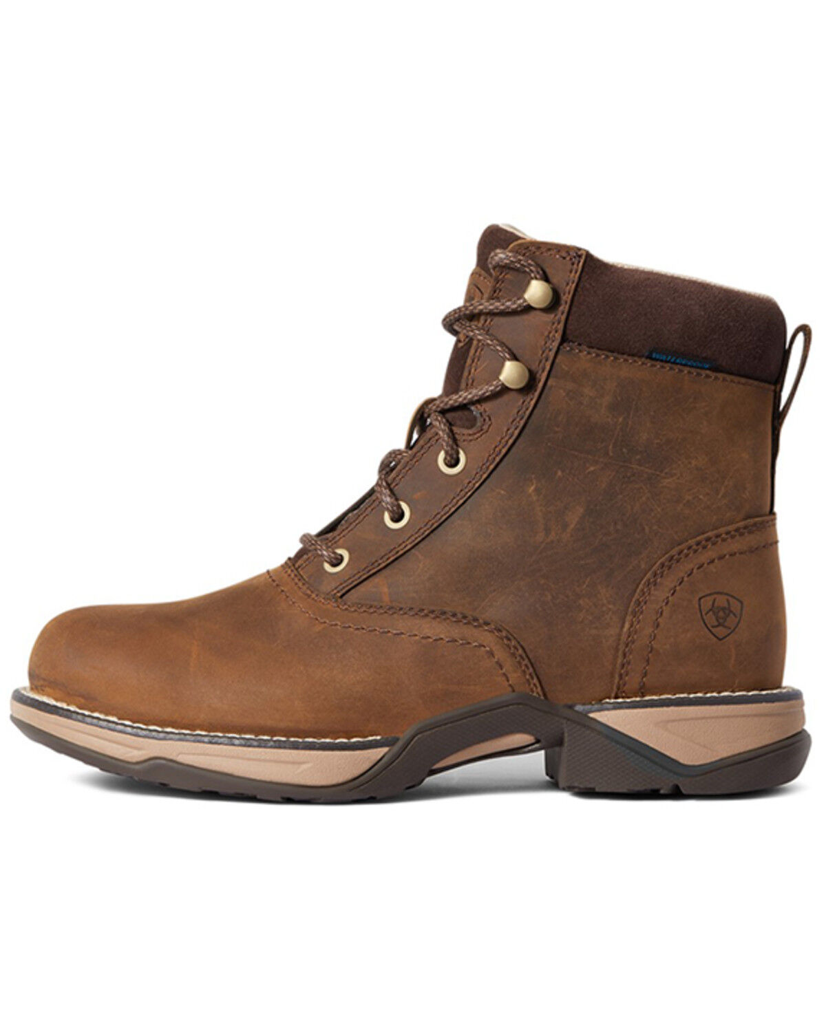 Image #2 - Ariat Women's Distressed Anthem Lacer H20 Leather Hiking Boot - Round Toe, , hi-res