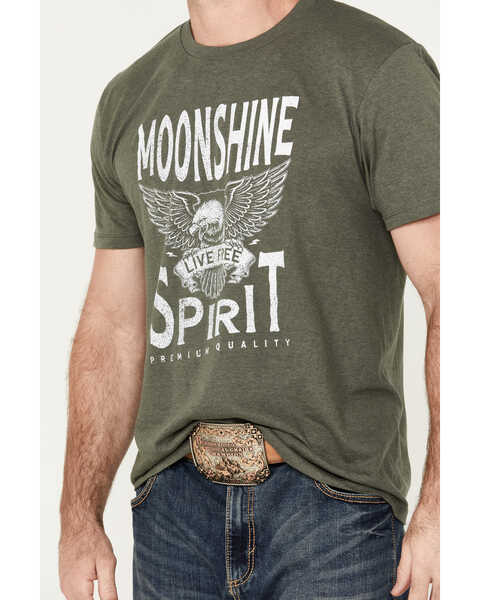 Image #3 - Moonshine Spirit Men's Inflight Short Sleeve Graphic T-Shirt, Olive, hi-res