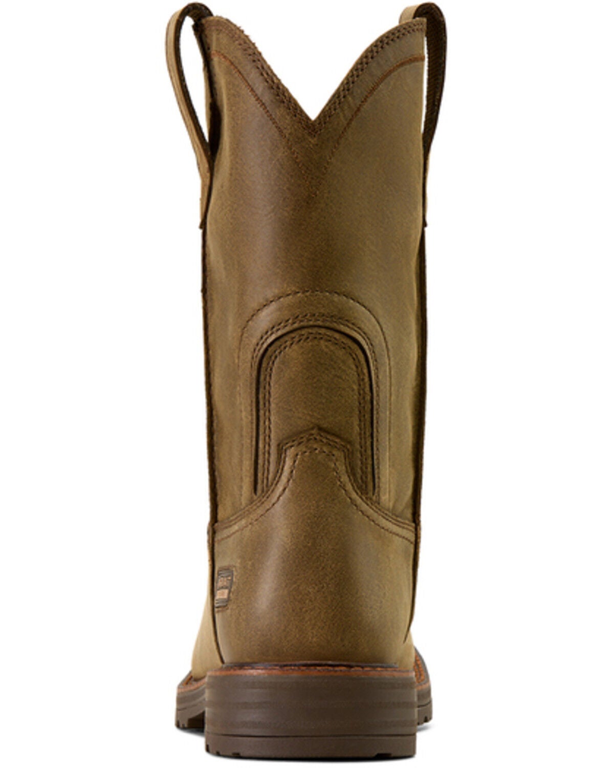 Image #3 - Ariat Men's Activator Pull-On Work Work Boots - Steel Toe, Brown, hi-res