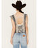 Image #4 - Angie Women's Butterfly Sleeve Floral Print Top, Black/white, hi-res