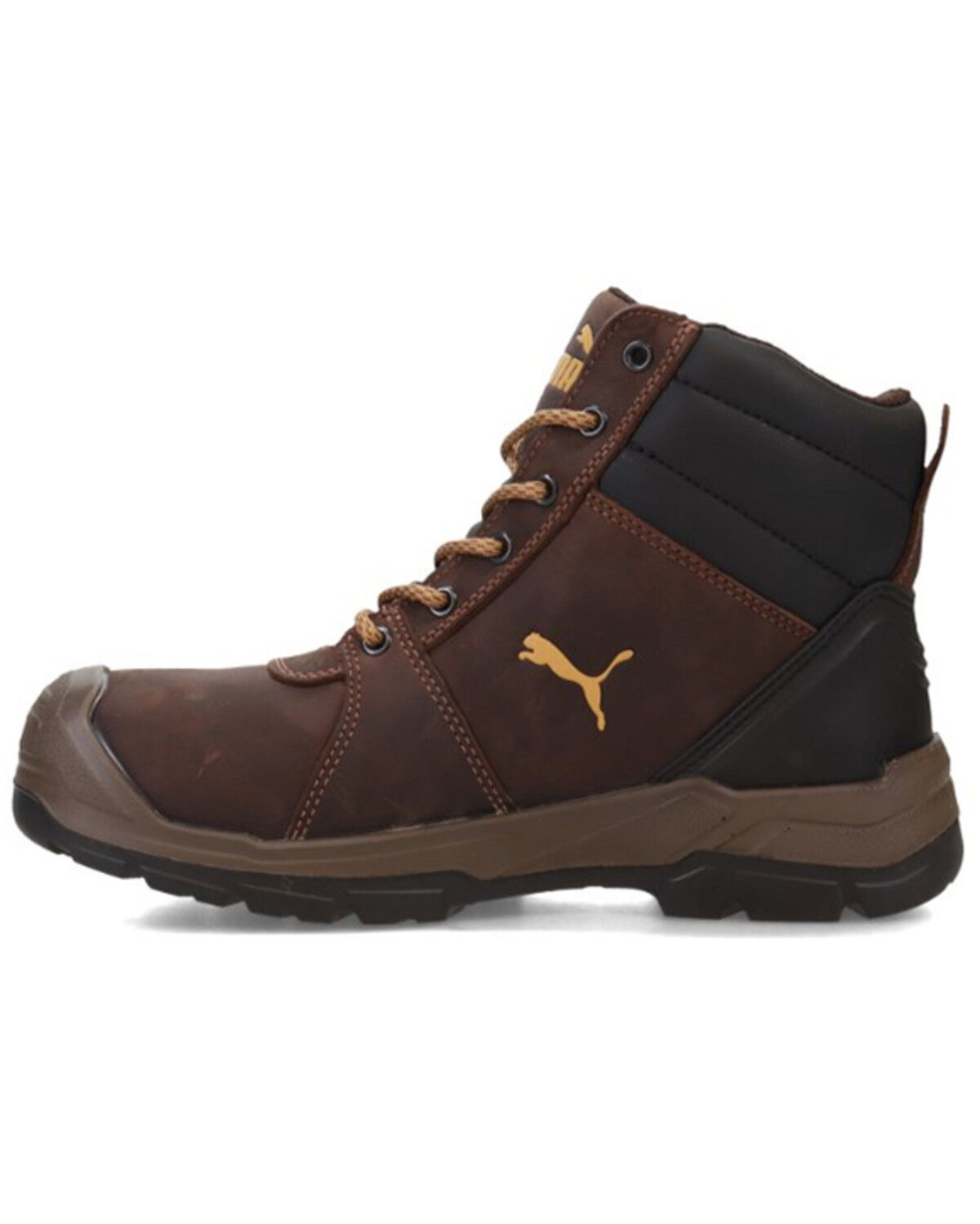Image #3 - Puma Safety Men's Tornado CTX Mid Waterproof Work Boots - Soft Toe, Brown, hi-res