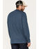 Image #4 - Brothers and Sons Men's Henley Thermal T-Shirt , Blue, hi-res