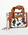 Image #3 - Wrangler X Boot Barn Cow Print Mini Handbag Charm, Multi, hi-res