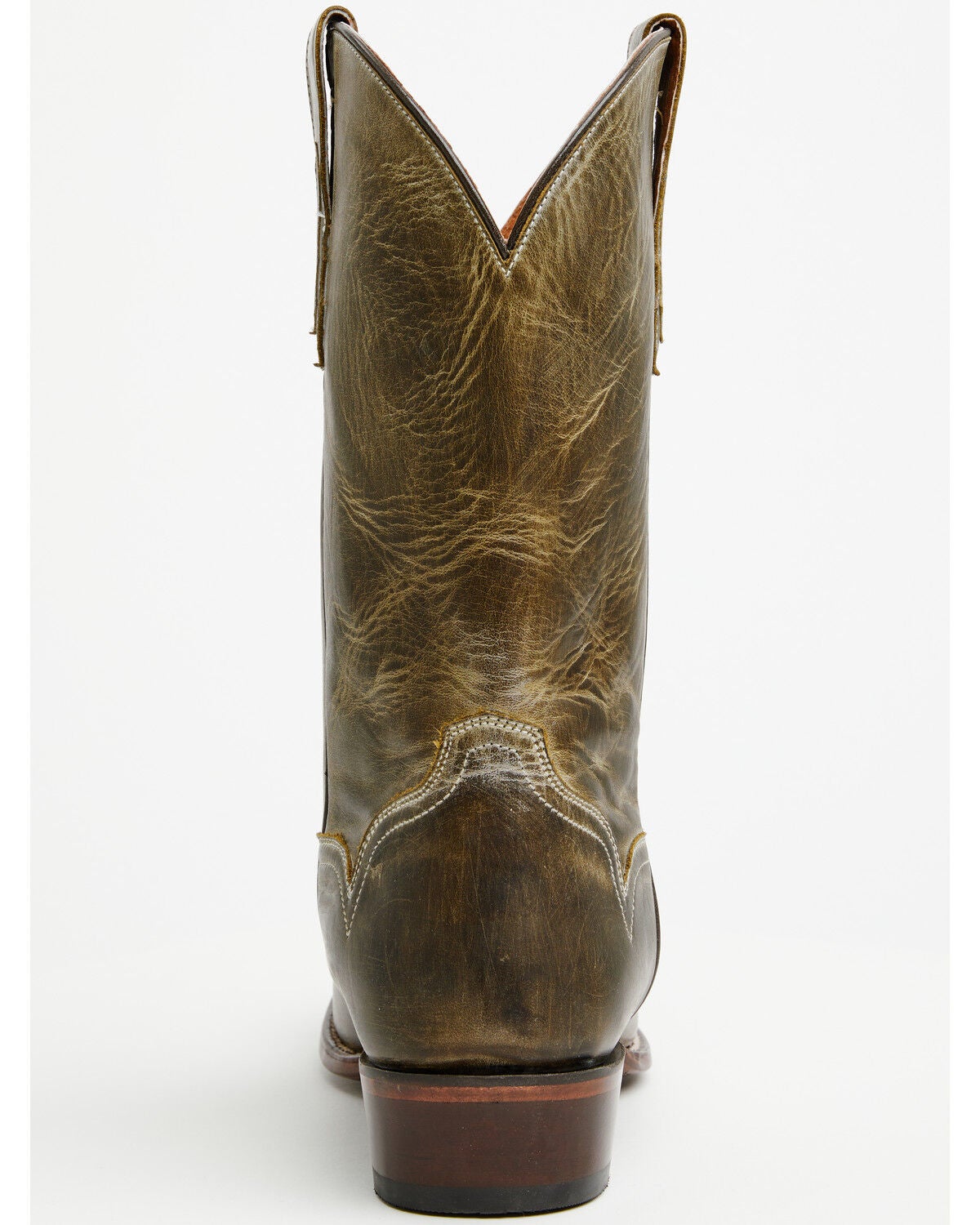 Image #5 - Moonshine Spirit&reg; Men's Redford Western Boots - Square Toe, Olive, hi-res