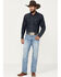 Image #1 - Ariat Men's M5 Hartley Waco Light Wash Straight Rigid Jeans - Big, Light Wash, hi-res