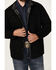 Image #3 - Rock & Roll Denim Men's Reversible Shacket, Charcoal, hi-res