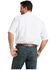 Image #2 - Ariat Men's VentTEK Solid Short Sleeve Button-Down Western Shirt, White, hi-res