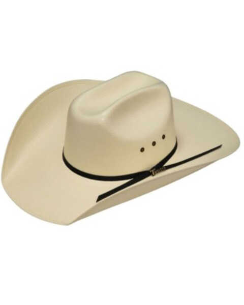 Twister Men's 20X Ivory Shantung Straw Cord Western Hat , Natural, hi-res
