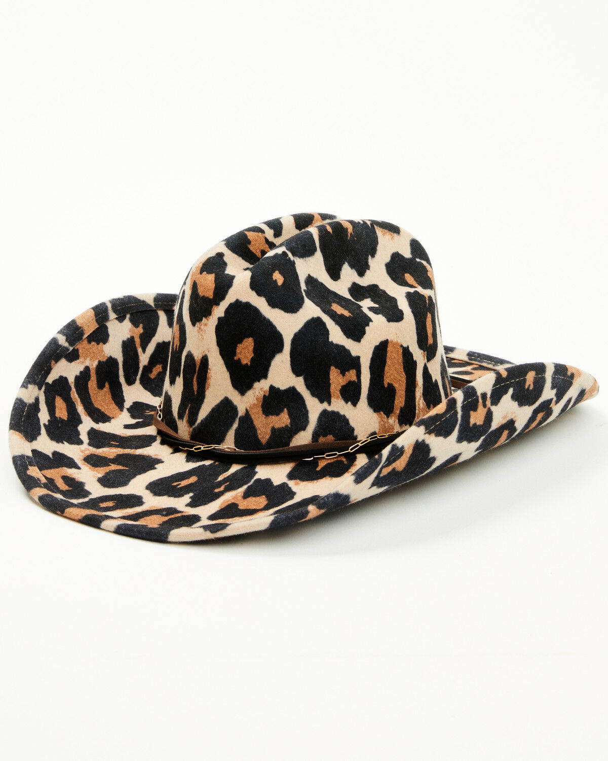 Image #1 - Shyanne Women's Leopard Print Cowboy Hat, Leopard, hi-res