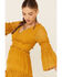 Sadie & Sage Women's Mustard Annabell Lace Dress, Mustard, hi-res