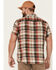 Image #4 - North River Men's Earth Crosshatch Large Plaid Short Sleeve Button Down Western Shirt, Multi, hi-res