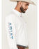 Image #2 - Ariat Men's Team Logo Solid Long Sleeve Button-Down Western Shirt - Tall, White, hi-res