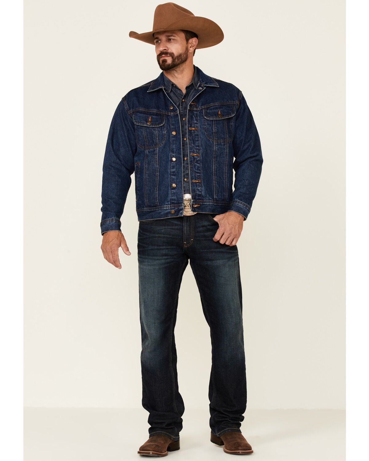 Image #3 - Wrangler Men's Rugged Wear&reg; Denim Jacket, , hi-res