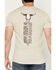 Image #4 - Cowboy Hardware Men's Boot Barn Exclusive Freedom Is Never Free Short Sleeve Graphic T-Shirt, Sand, hi-res