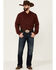 Image #2 - RANK 45® Men's Roughie Performance Long Sleeve Snap Solid Western Shirt, , hi-res