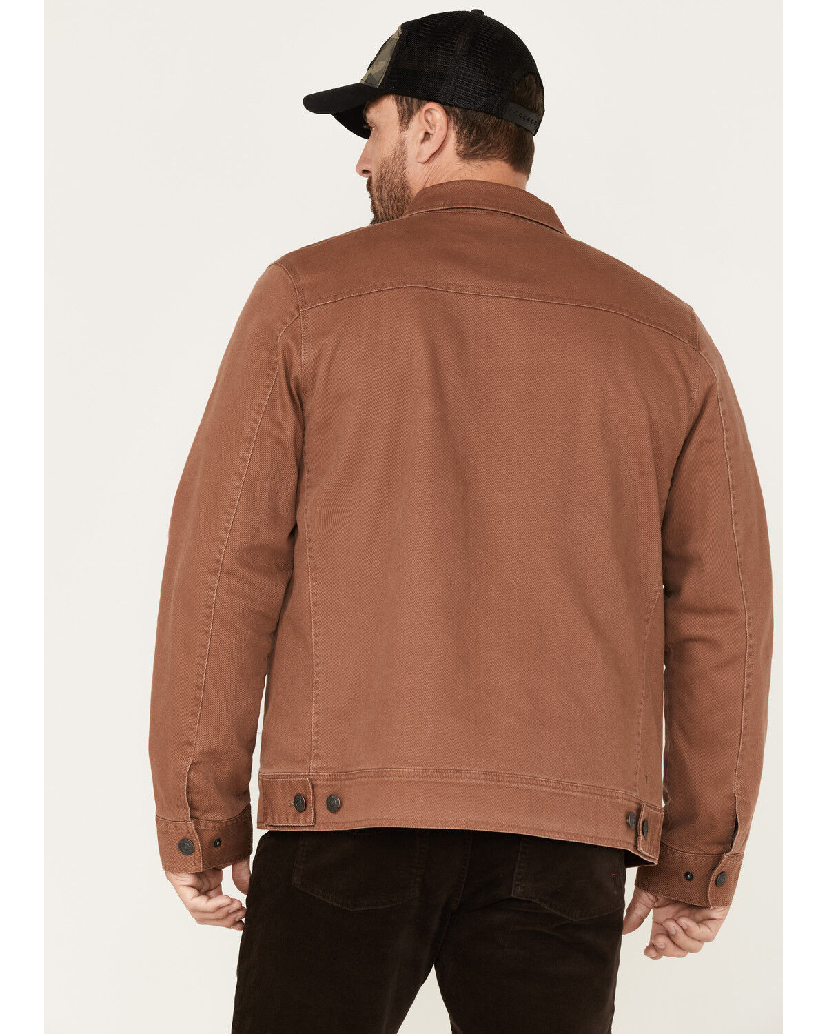 Image #5 - Brothers and Sons Men's Calvary Trucker Blanket-Lined Jacket, Camel, hi-res