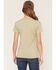 Image #4 - Troll Co Women's Juno Short Sleeve Graphic Work Tee, Beige, hi-res