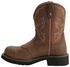 Justin Gypsy Women's Wanette 8" Brown EH Work Boots - Steel Toe, Aged Bark, hi-res