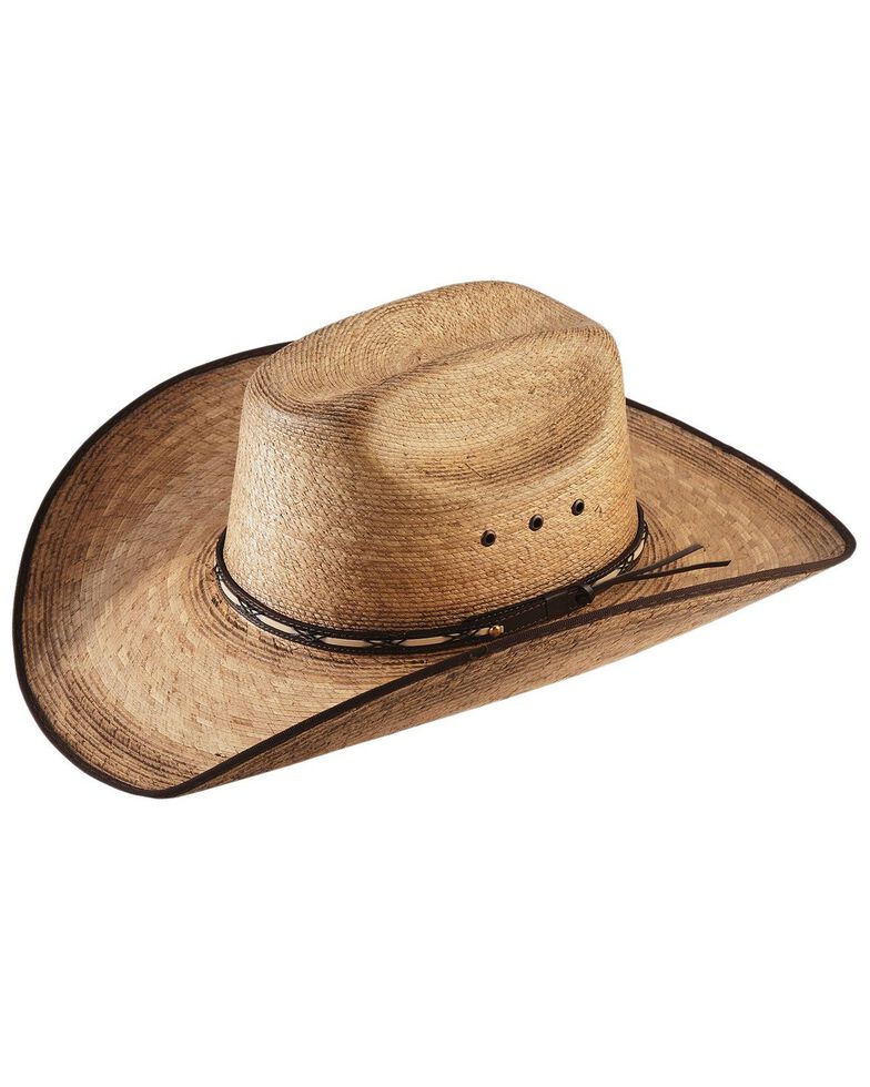 Jason Aldean Men's Amarillo Sky Palm Leaf Cowboy Hat , Natural, hi-res