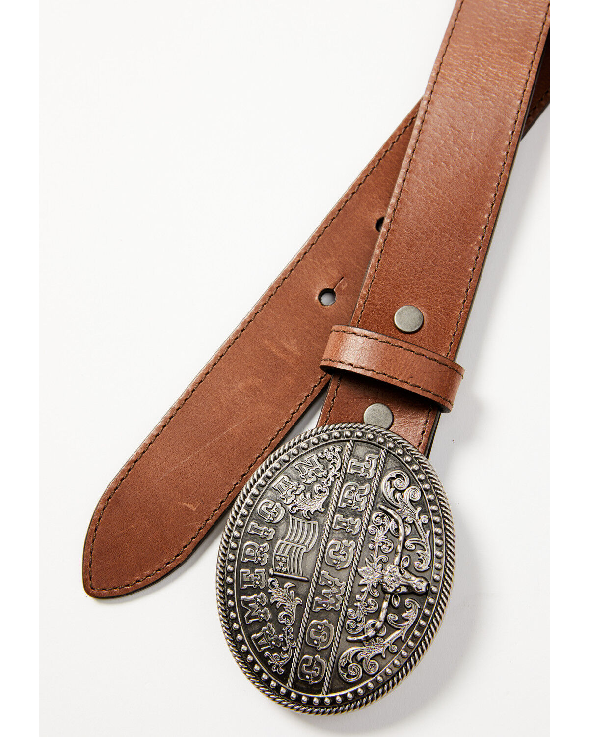 Image #2 - Shyanne Girls' American Cowgirl Buckle Belt, , hi-res