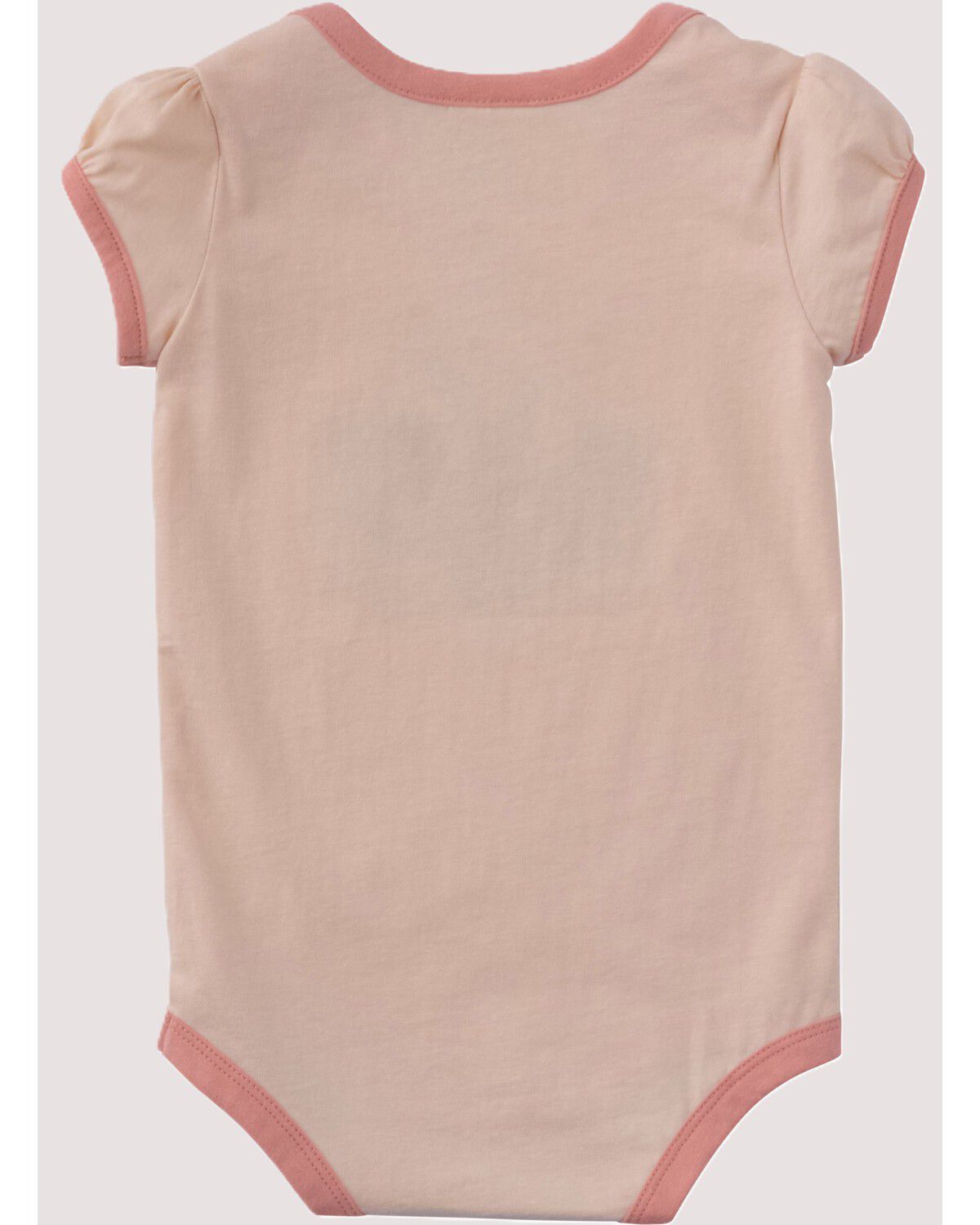 Image #2 - Carhartt Infant Girls' Highland Cow Onesie, Peach, hi-res