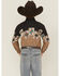 Image #4 - Panhandle Slim Boys' Cards Border Long Sleeve Snap Western Shirt, Tan, hi-res