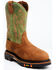 Image #1 - Cody James Men's Decimator 11" High Hopes Vibram Waterproof Work Boots - Composite Toe, Green, hi-res