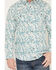 Image #3 - Moonshine Spirit&reg; Men's Wildflower Floral Print Long Sleeve Snap Western Shirt, White, hi-res