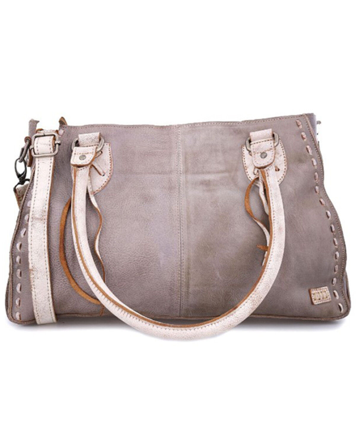 Image #1 - Bed Stu Women's Rockababy Satchel, Grey, hi-res