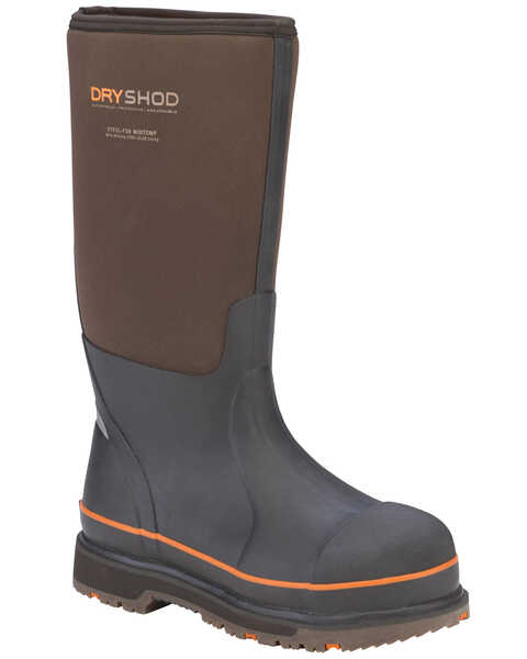 Dryshod Men's Steel Toe Cool Clad Boots, Brown, hi-res