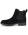 Image #3 - Born Women's Cove Suede Waterproof Chelsea Booties - Round Toe, Black, hi-res