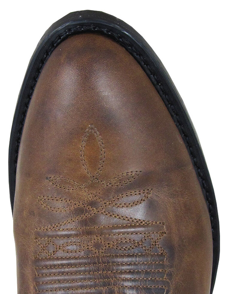 Smoky Mountain Men's Brown Denver Cowboy Boots - Medium Toe, Brown, hi-res