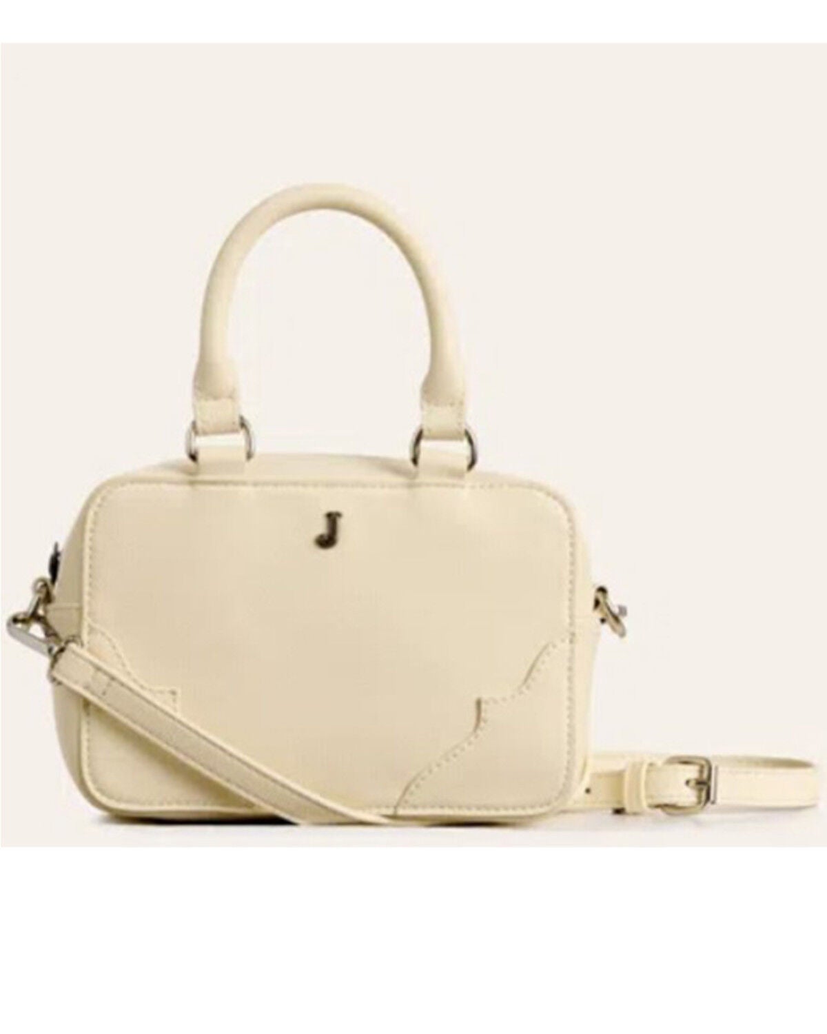 Justin Women's Signature Crossbody Tote Bag, Cream, hi-res