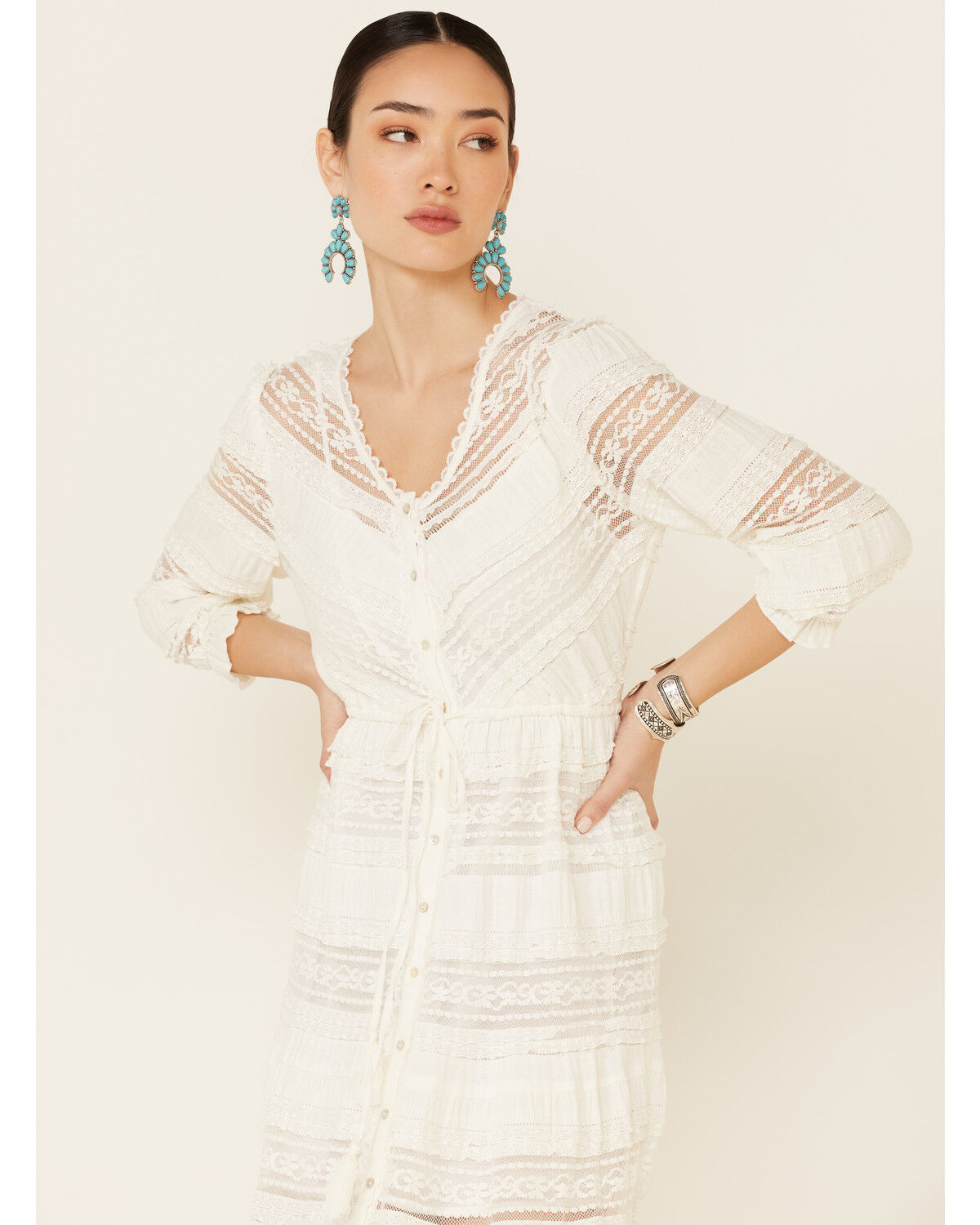 womens ivory maxi dress