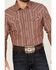 Image #3 - Blue Ranchwear Men's Twill Long Sleeve Work Snap Shirt, Fired Brick, hi-res
