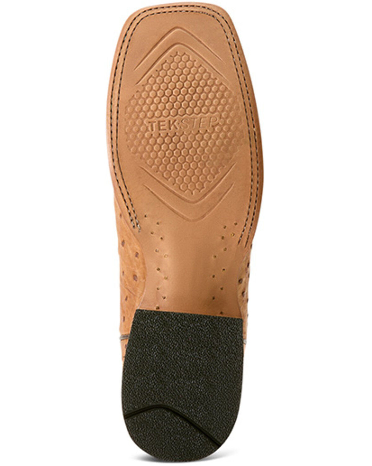 Image #5 - Ariat Men's Exotic Full Quill Ostrich Rio Western Boots - Broad Square Toe, Brown, hi-res