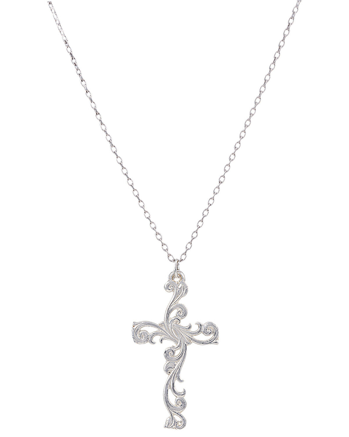 womens silver cross