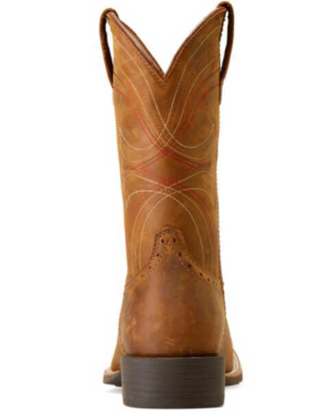 Image #6 - Ariat Men's Sport Western Performance Boots - Broad Square Toe, Brown, hi-res