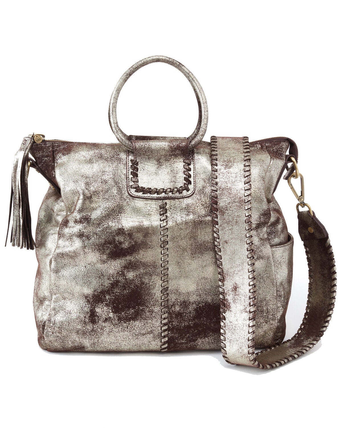 vintage hide hobo bag