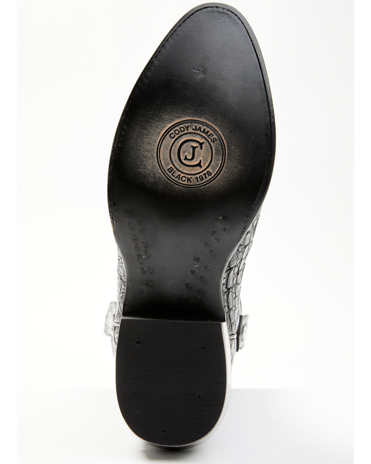 Image #7 - Cody James Black 1978® Men's Chapman Exotic Caiman Belly Western Boots - Round Toe, Black, hi-res