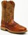 Image #1 - Double H Men's Domestic Pull-On Work Boots - Steel Toe, Dark Brown, hi-res