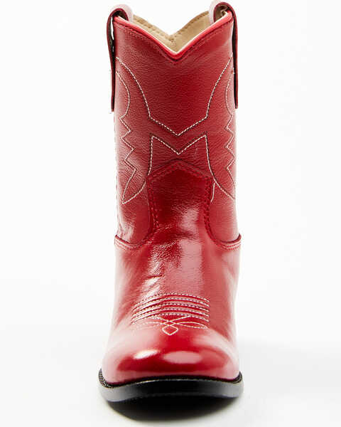 Image #4 - Shyanne Toddler Girls' Little Rosa Western Boot - Round Toe, Red, hi-res