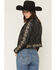 Image #4 - Mauritius Leather Women's Cora Embroidered Jacket, Black, hi-res